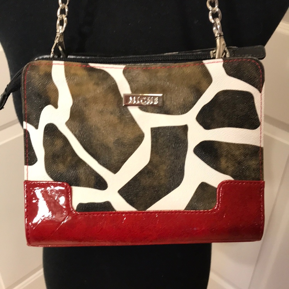 Chic Red and Brown Women's Bag